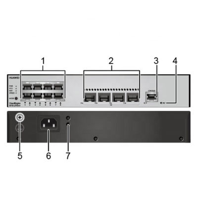 S5735-L8T4S-A1 गीगाबिट ईथरनेट निक कार्ड 8x 10 100 1000Base-T 4 गीगाबिट SFP
